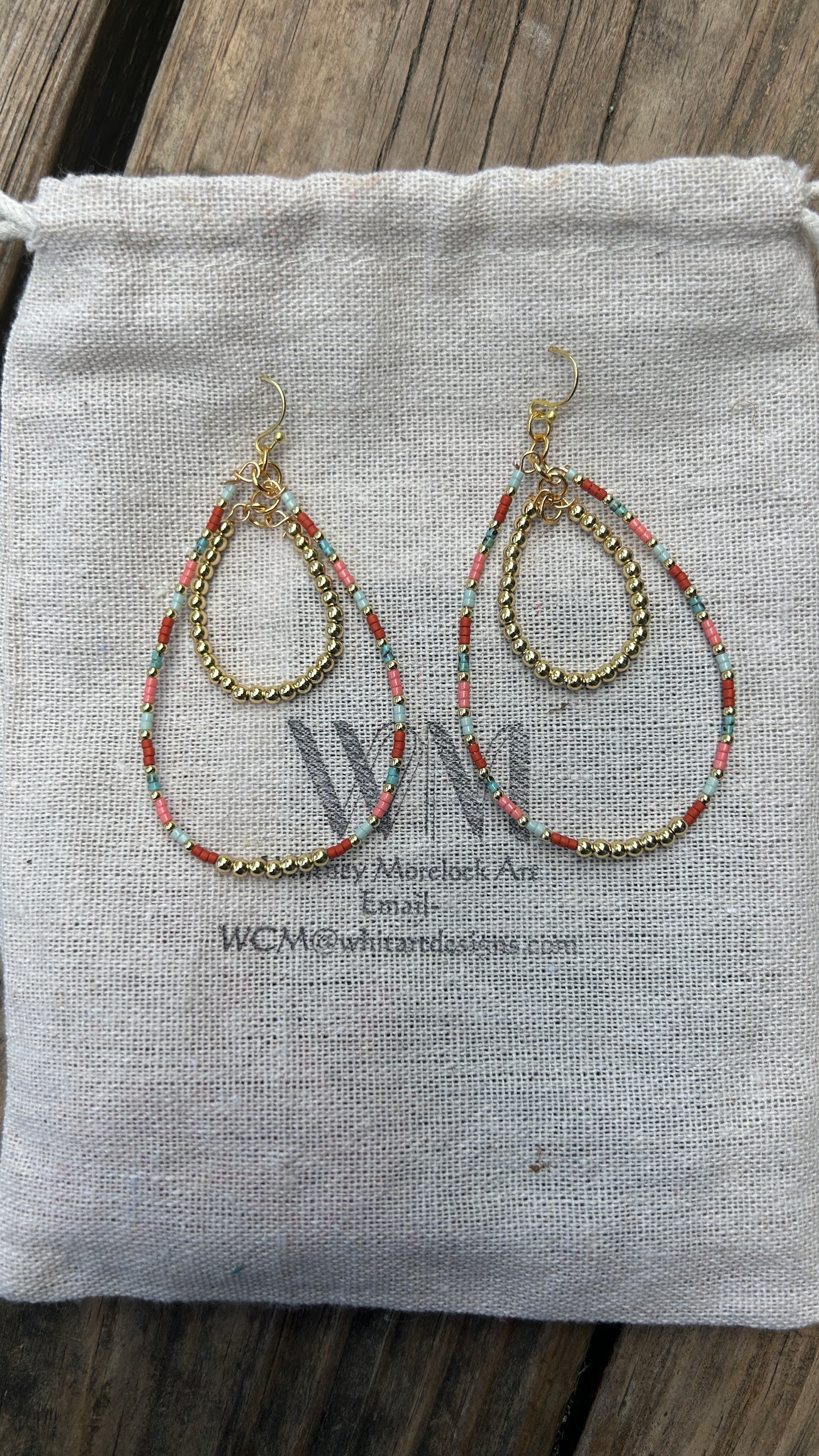 Double Drop Dangle Earrings