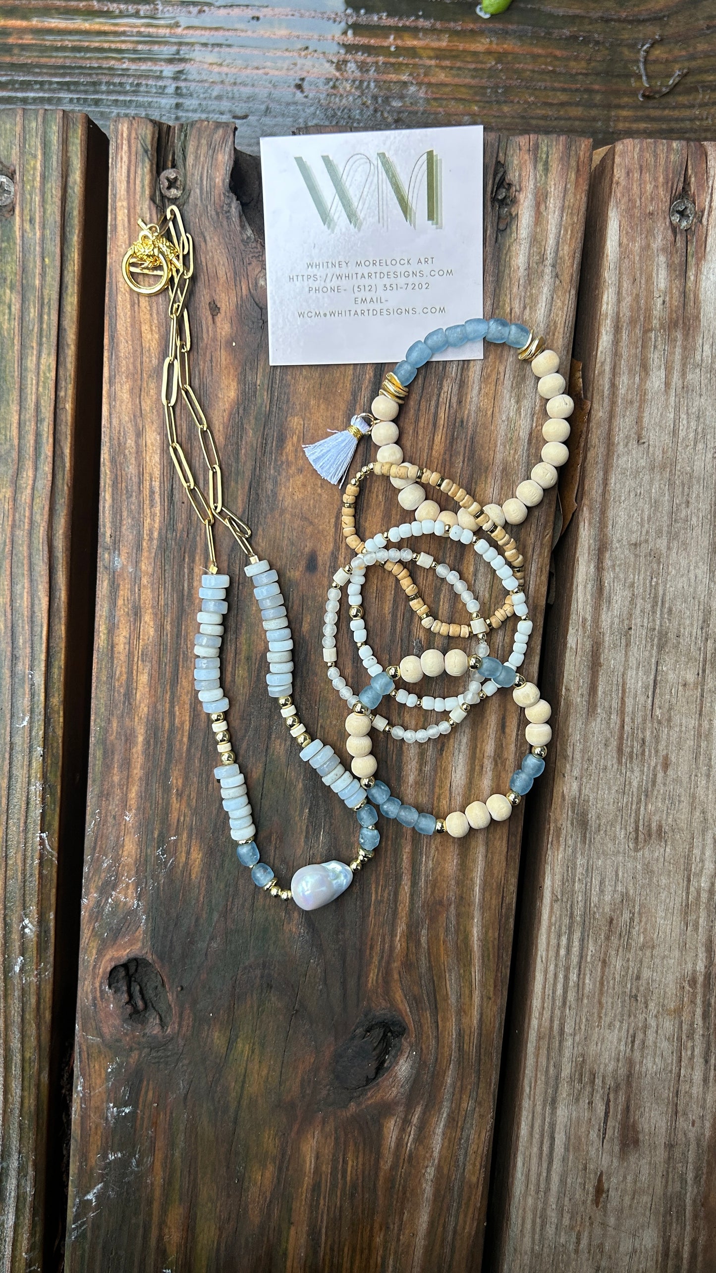 Boho Beachy Baroque Necklace