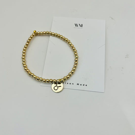 Golden Horoscope Bracelet